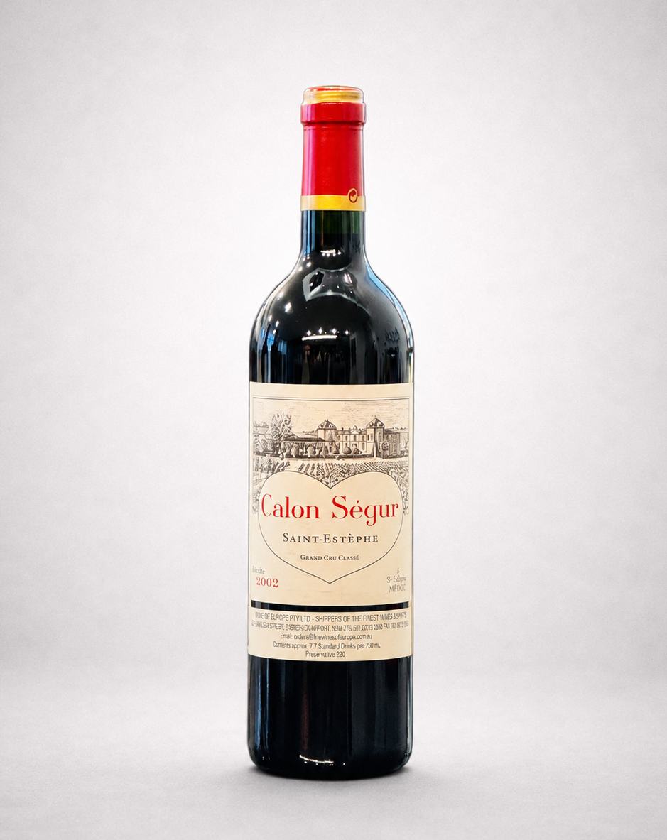 値下げ　CHateau Calon Segur 2002【750ml】 木箱入り 2002 Château Calon Ségur