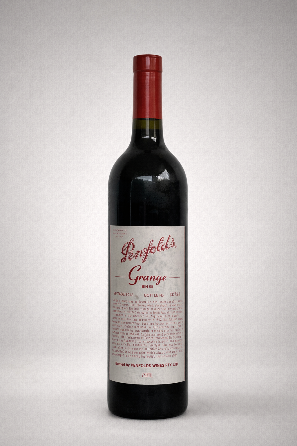 2012 Penfolds Grange