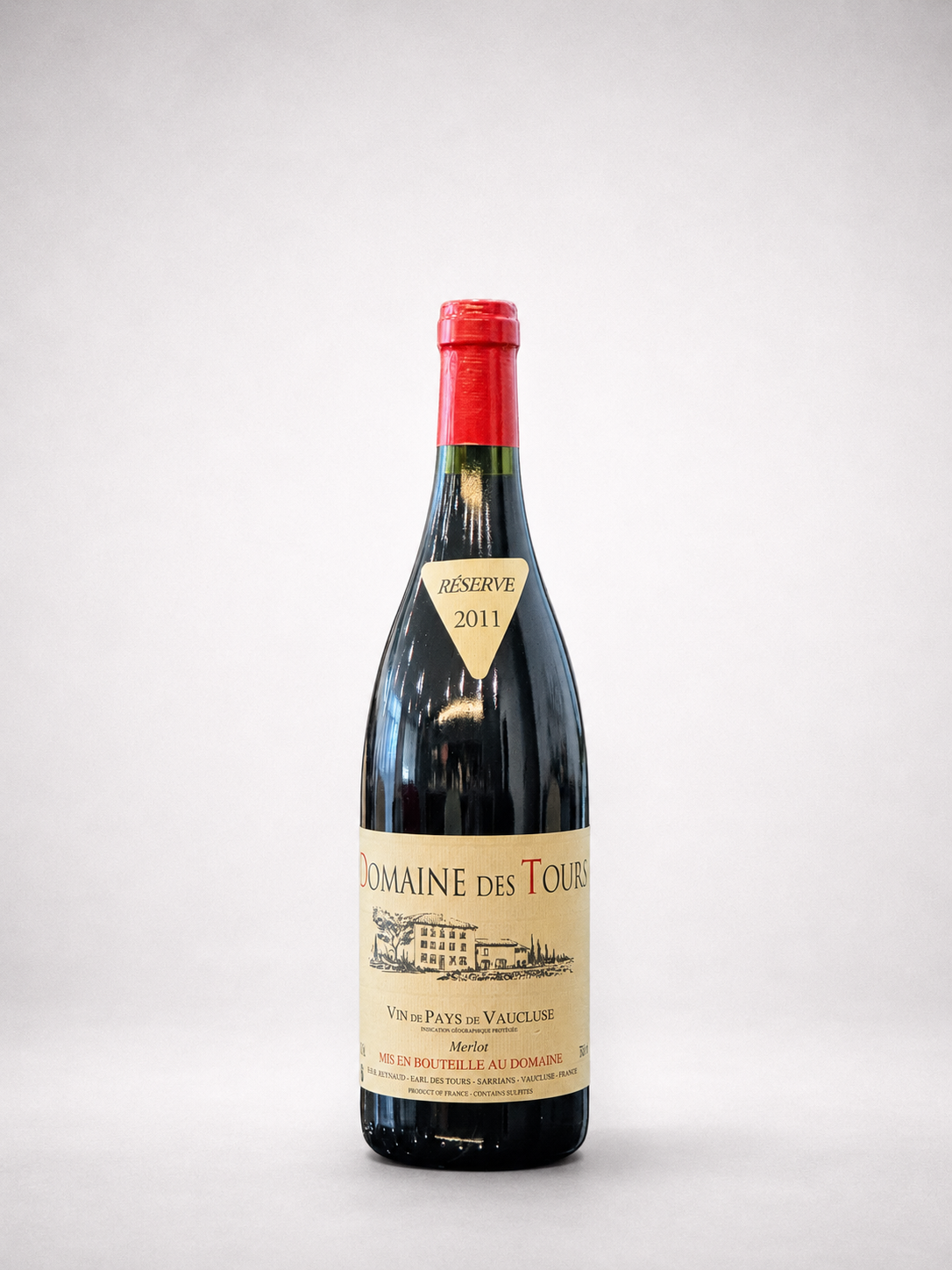 2011 Domaine des Tours "Réserve" Vin de Pays de Vaucluse Merlot