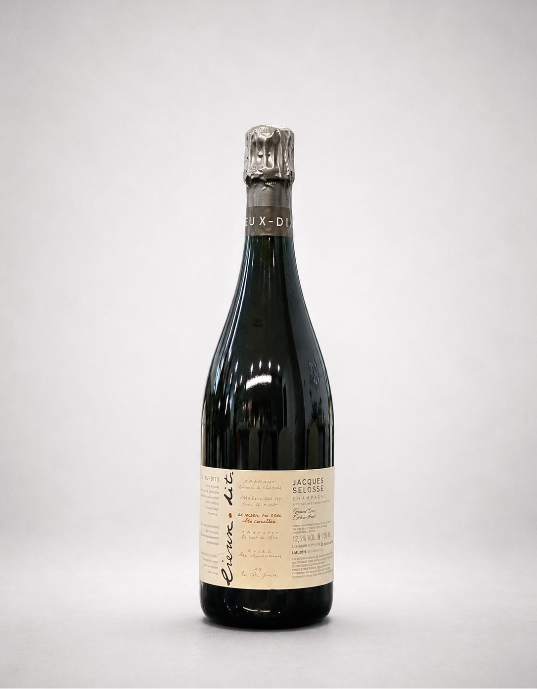 2016 Jacques Selosse "Lieux-Dits" Le Mesnil-sur-Oger "Les Carelles" Grand Cru Extra-Brut