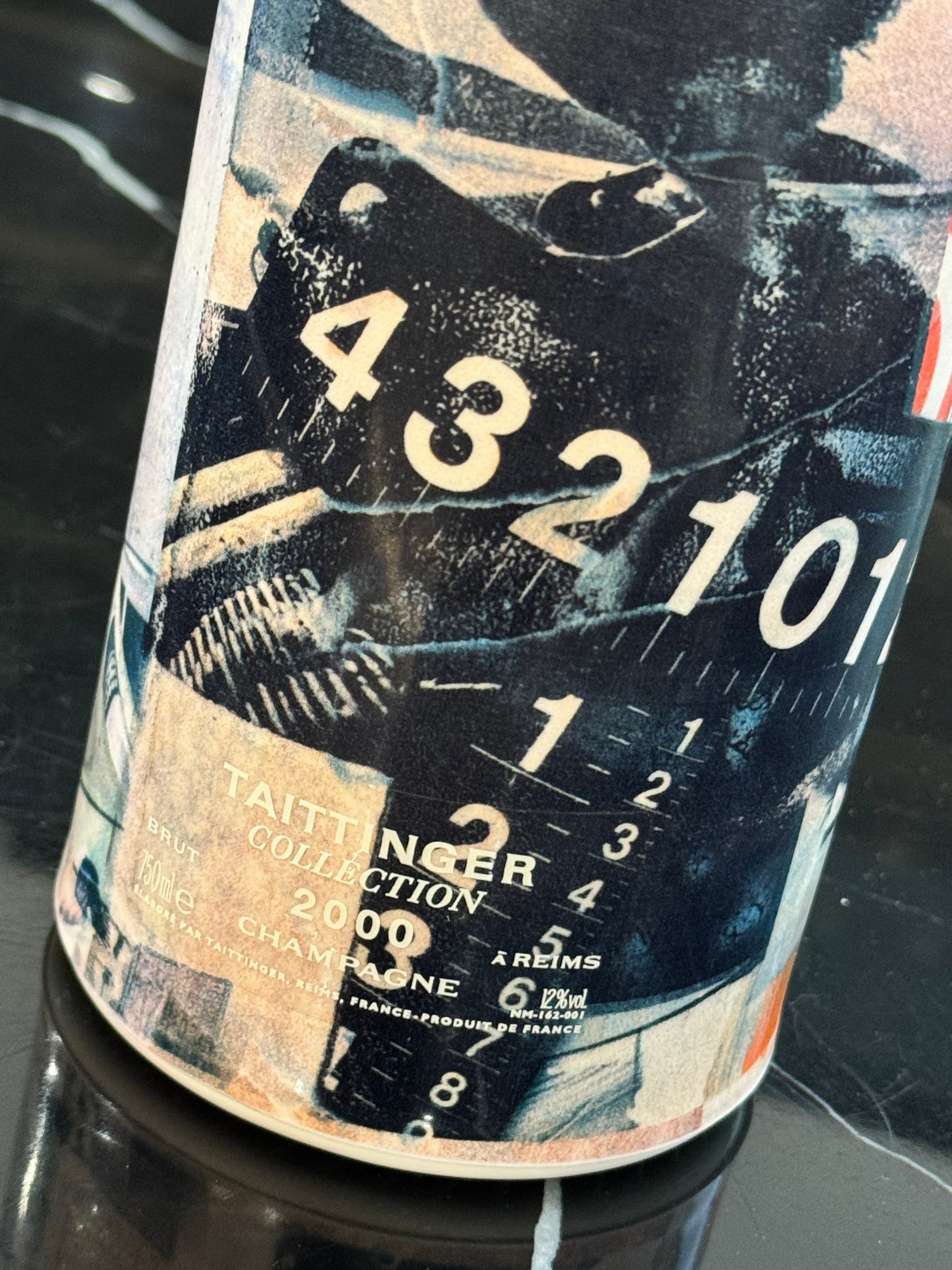 2000 Taittinger Collection "Robert Rauschenberg" Brut Champagne